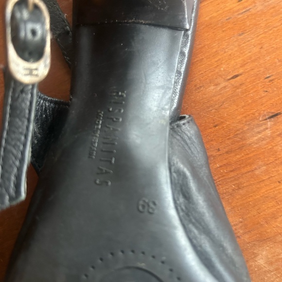 Hispanitas Made in Spain Spanish.3-D floral detail. Leather heels size 39.US 8.5 - Picture 9 of 16